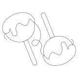 candy apple border 001